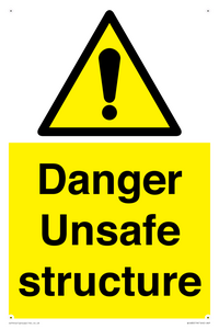 danger unsafe structure